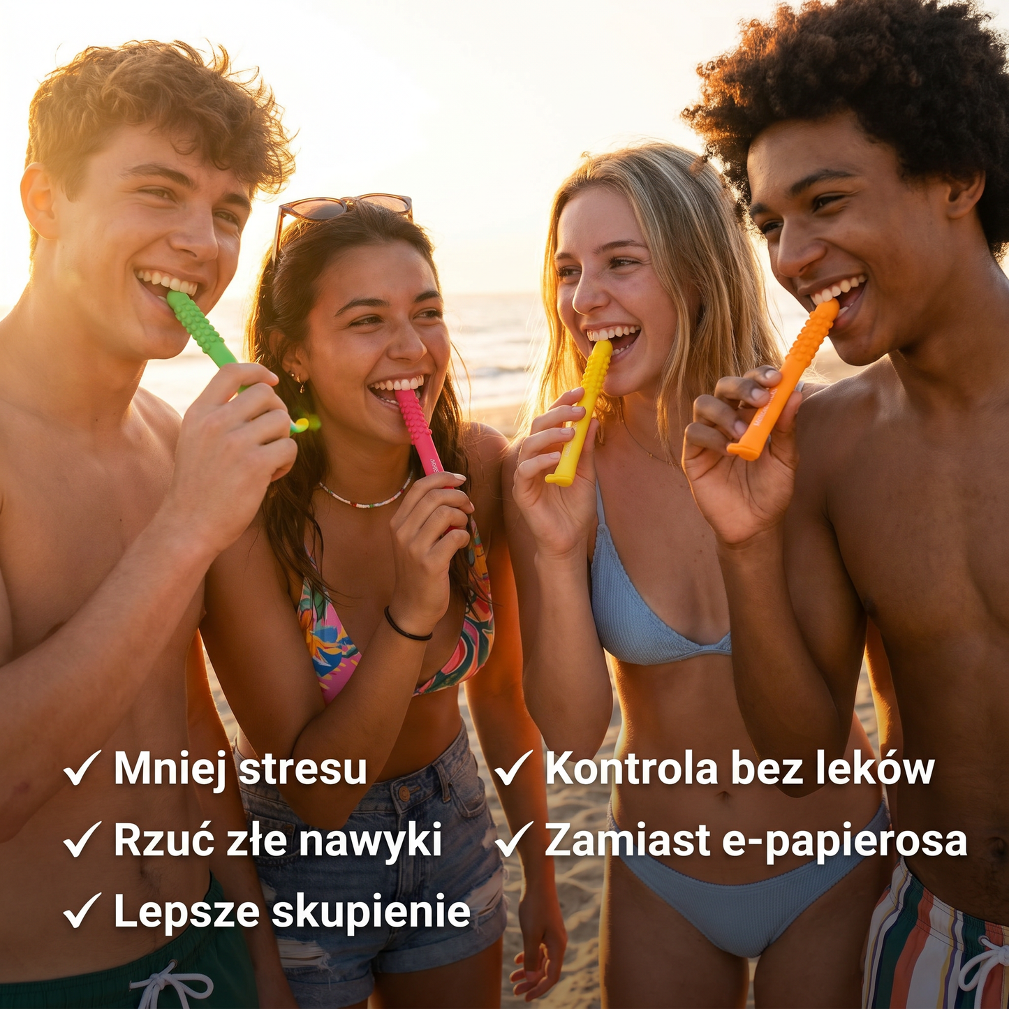 MellowSticks™ -Smakowe patyczki do Żucia na Stres i Złe Nawyki